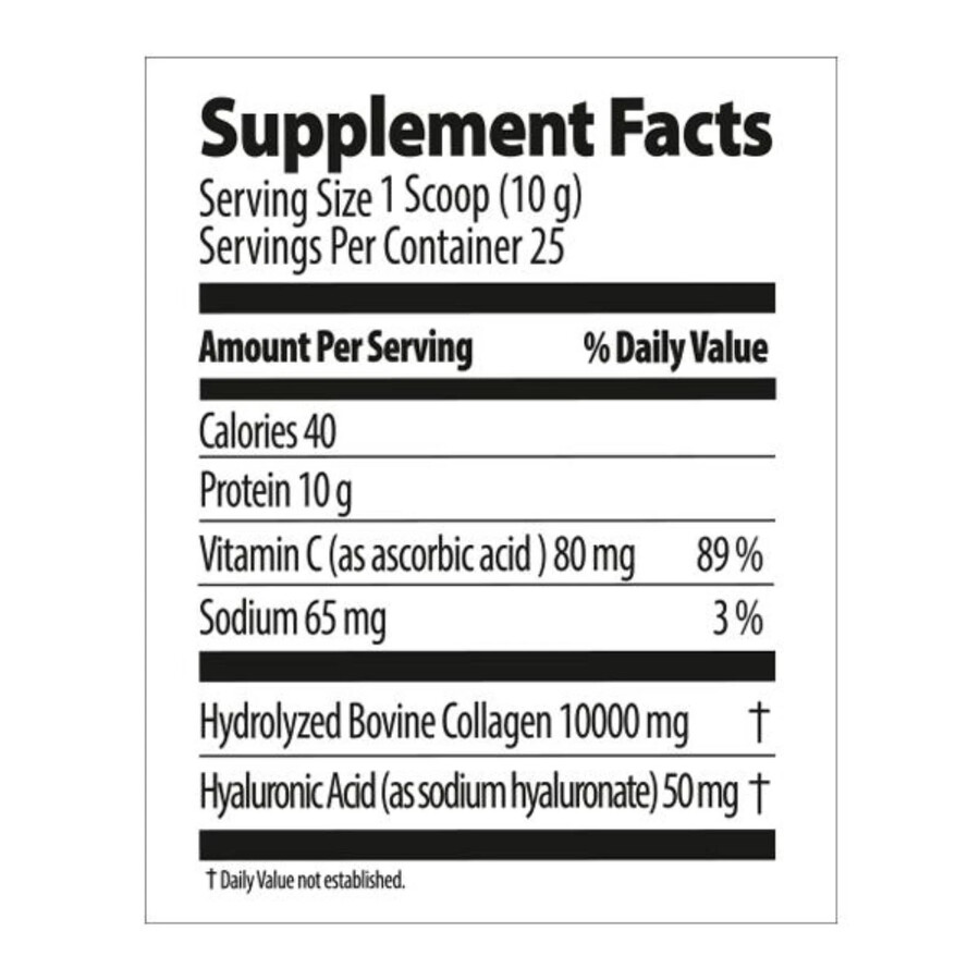 beauty booster collagen - unflavored 250gr